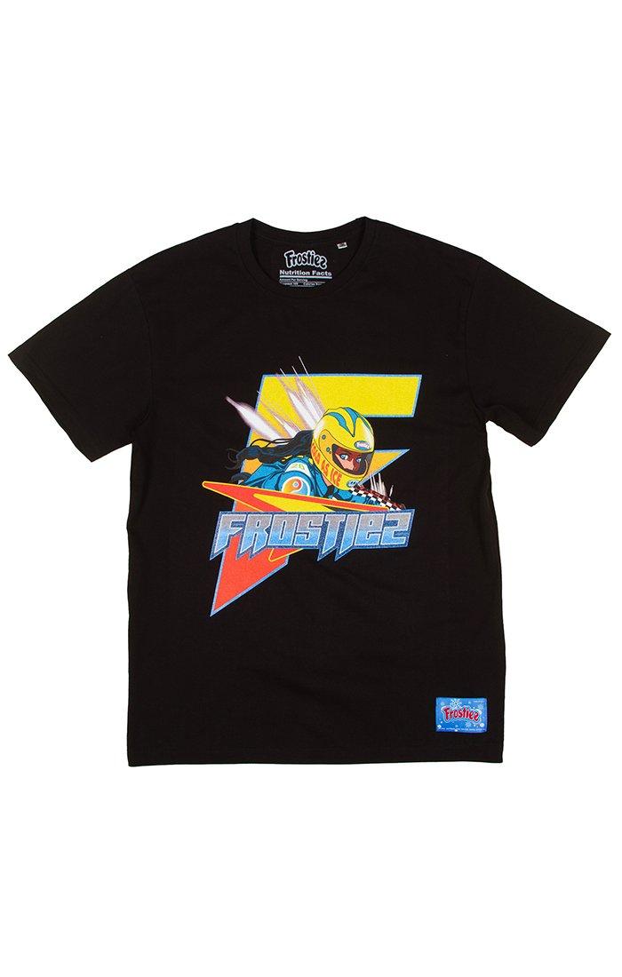 Frostiez Men's Raceway Short Sleeve T-Shirt - Black - BLACK